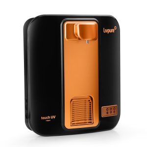 Livpure Touch UV Copper Water Purifier with 4 Stage Advanced Purification || Suitable for Municipal Water || Elegant & Sleek Design (Black)