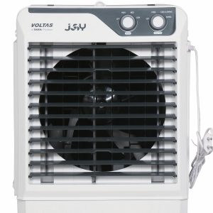 Voltas Joy 40, Room Air Cooler for Home, Honey Comb Cooling Pads with 3 Speed Control Functions, 40 Litres, White