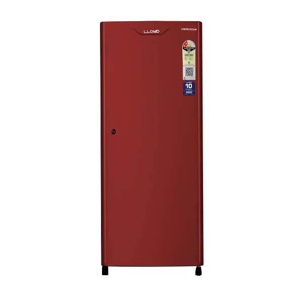 Lloyd Havells 178 L 2 Star Direct-Cool Single Door Refrigerator (GLDC192SRRT1JC,Royal Red)