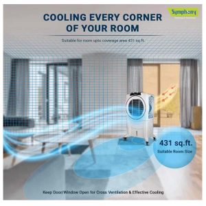 Symphony 115 XL Powerful Desert Air Cooler 115-litres