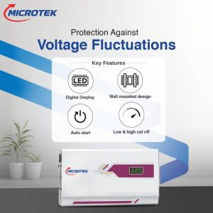 Microtek PEARL EM 4150+For AC upto 1.5 Ton AC Automatic Voltage Stabilizer