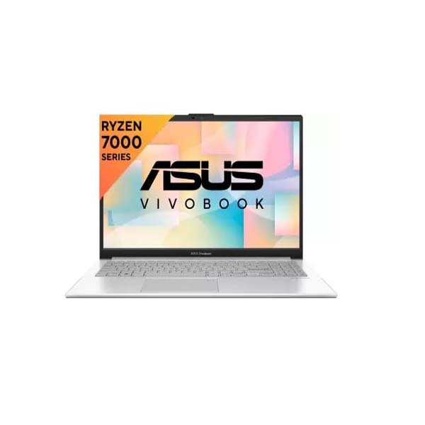 ASUS Vivobook Go 15 AMD Ryzen 3 7320U, 15.6-inch (39.62 cm) FHD, Thin & Light Laptop (8GB/512GB SSD/Windows 11/Office 2021/Alexa Built-in/Cool Silver/1.63 kg), E1504FA-NJ321WS