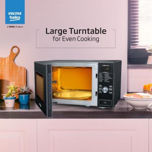 Voltas Beko 25 L Smart Convection Microwave Oven  (MC25BD, Black)