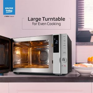 Voltas Beko 28 L Smart Convection Microwave Oven  (MC28BD, Black)