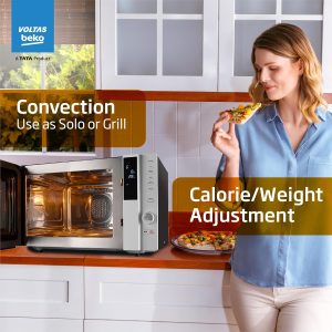 Voltas Beko 28 L Smart Convection Microwave Oven  (MC28BD, Black)